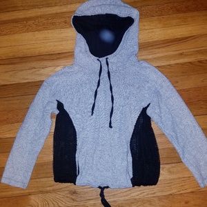 Trendy zara hoodie with mesh detail